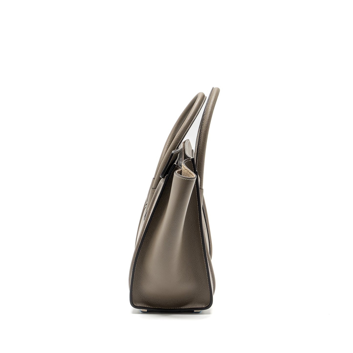 Celine Micro Luggage Purse Calfskin Grey