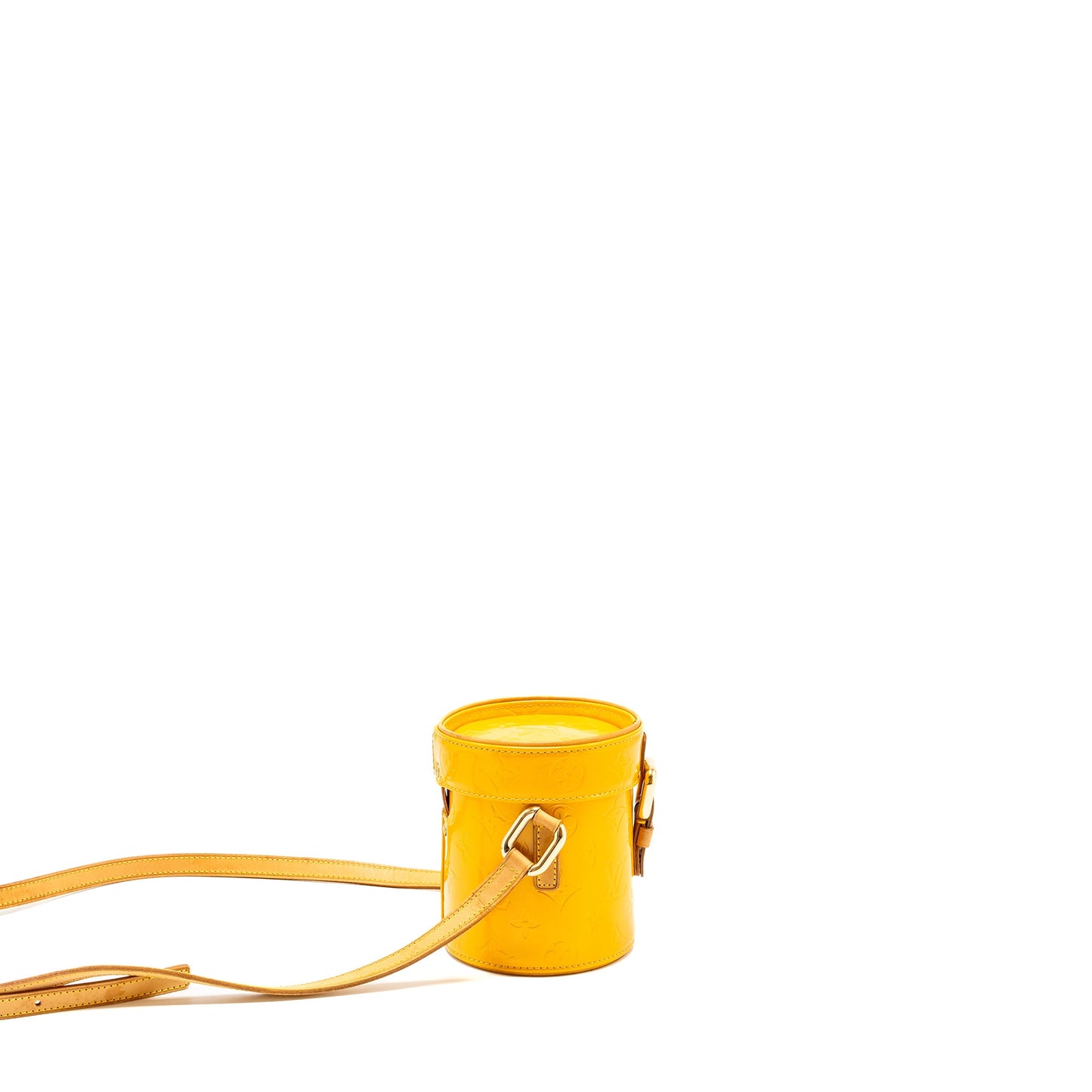 Louis Vuitton Vernis Astor Place Vanity Purse Patent Yellow