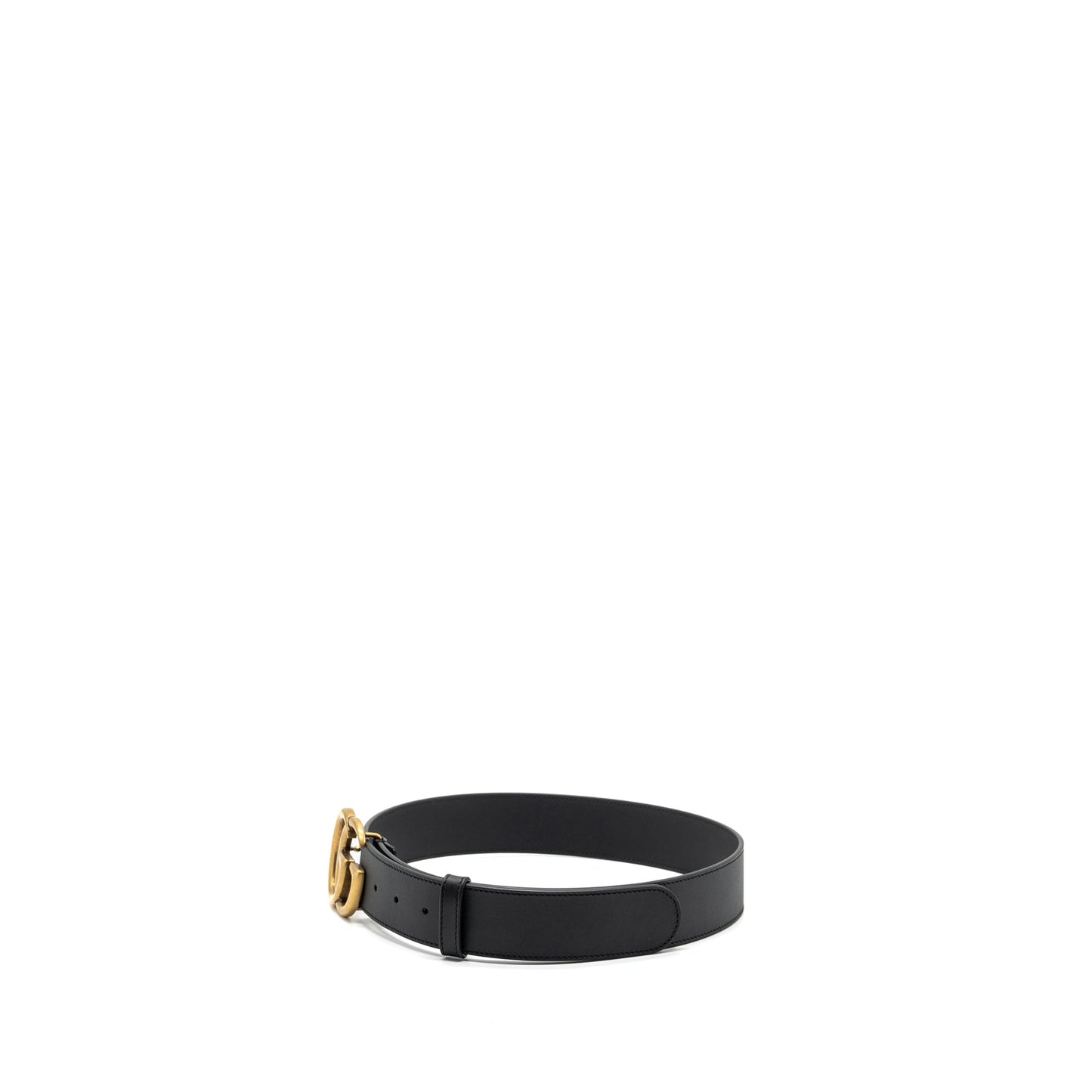Gucci size 80 4cm width Marmont leather belt black