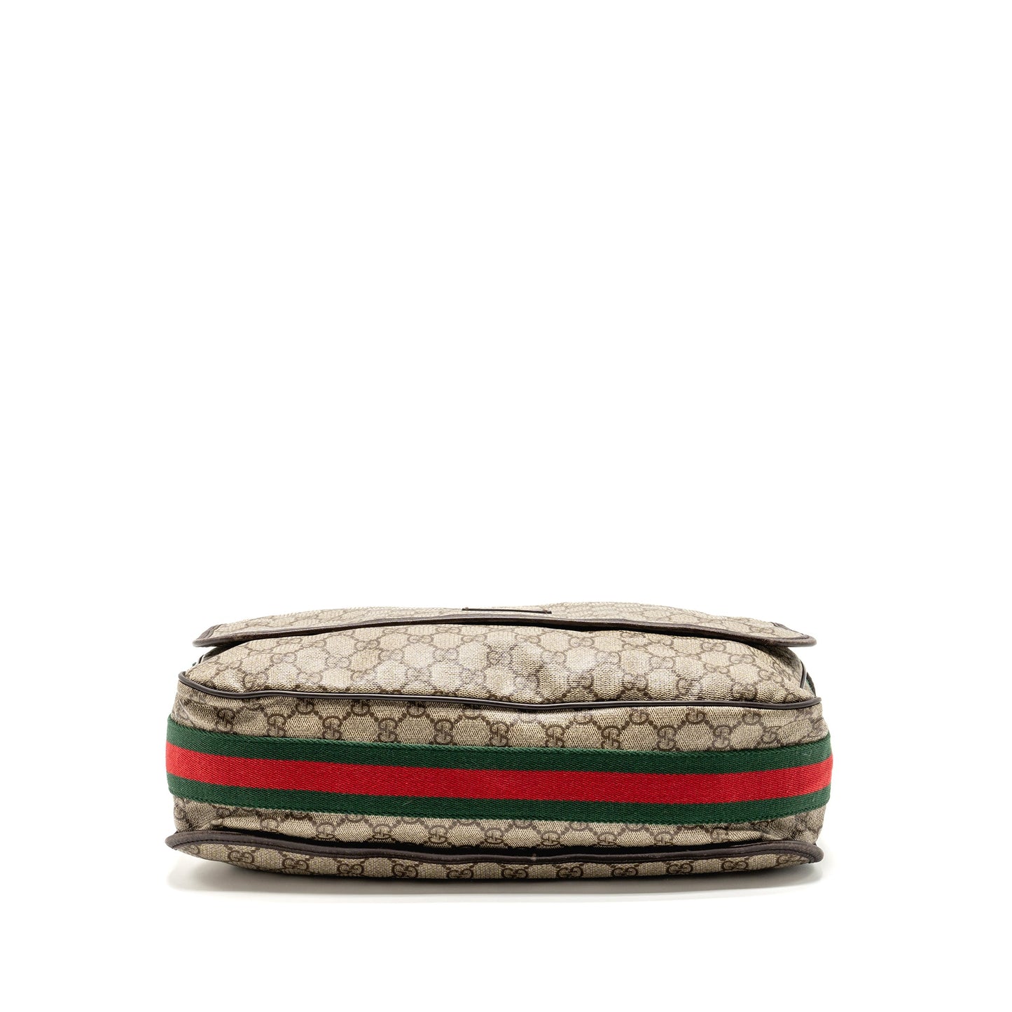 Gucci Large Flap Messenger Purse Supreme Canvas