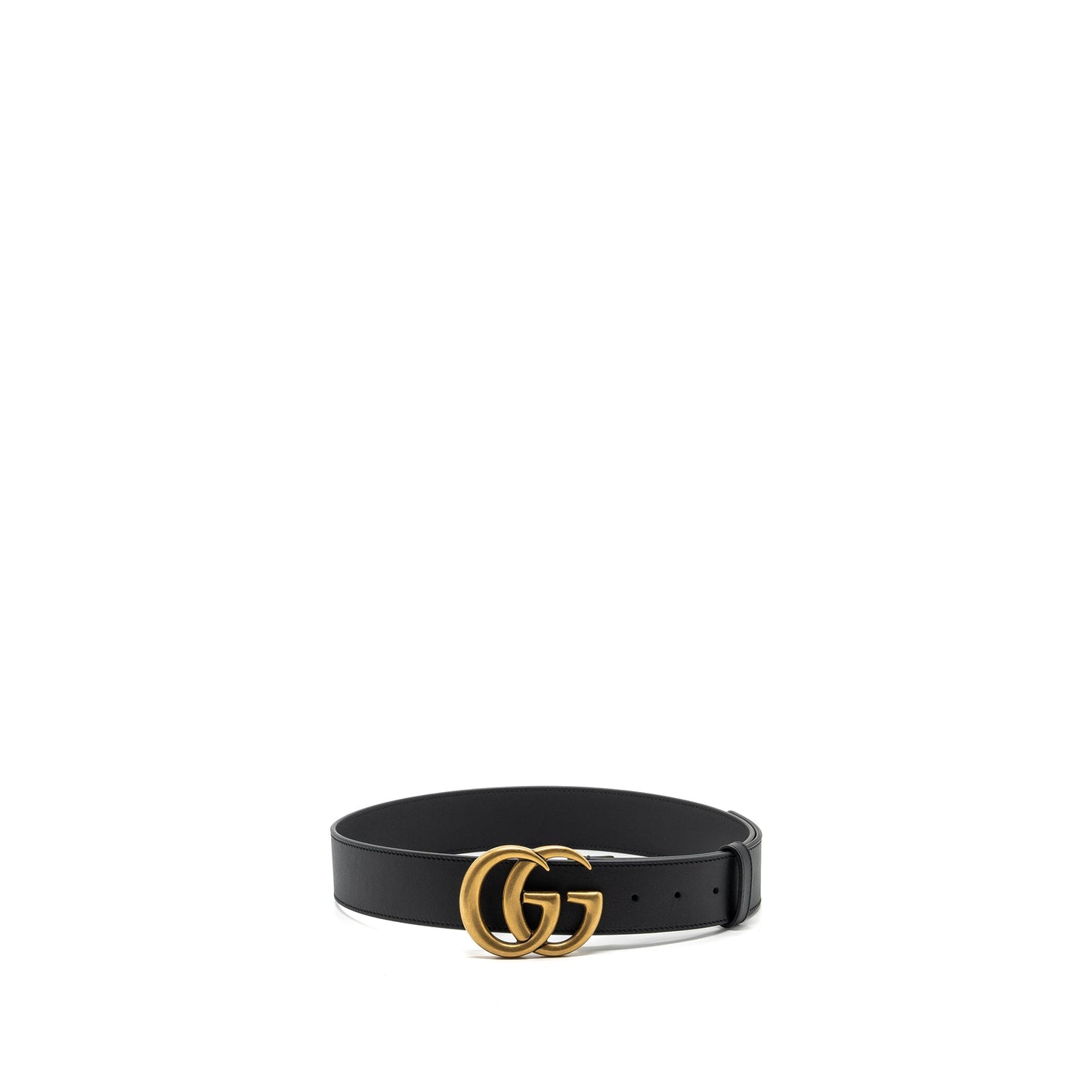 Gucci size 80 4cm width Marmont leather belt black