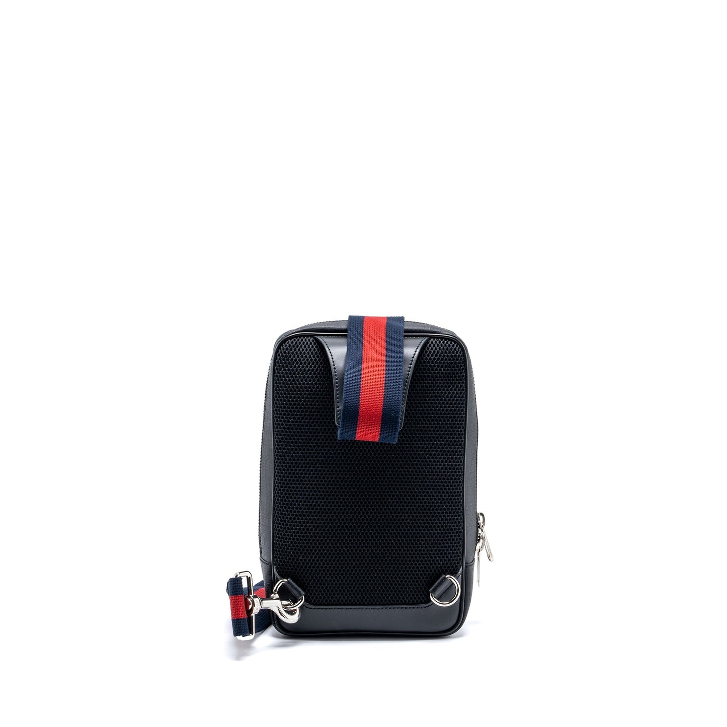 Gucci black Sling backpack supreme canvas black