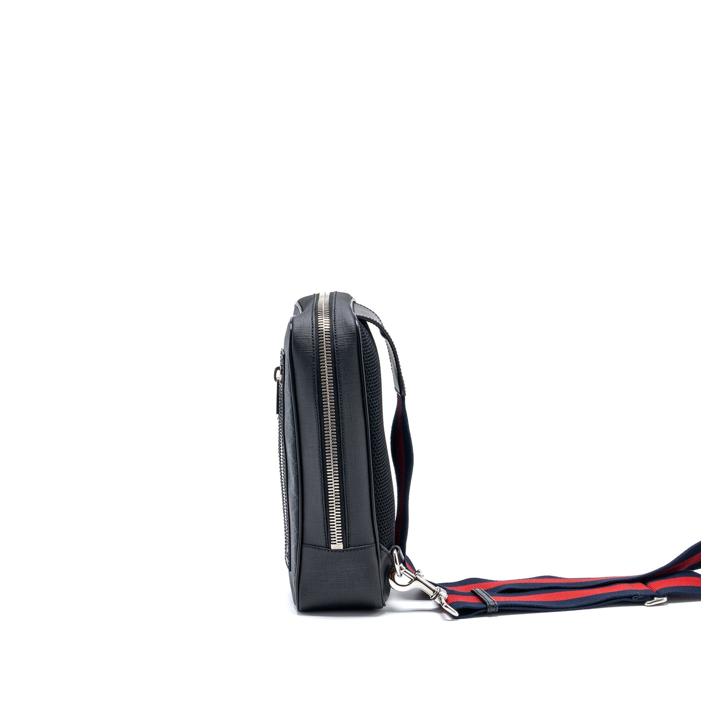 Gucci black Sling backpack supreme canvas black