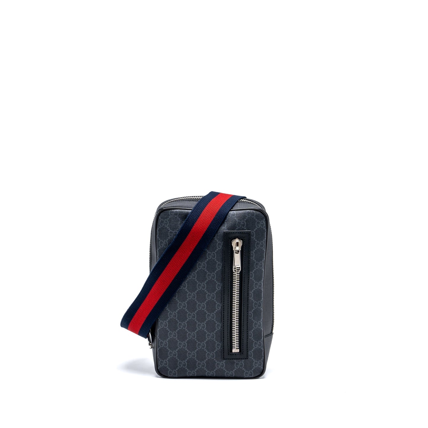 Gucci black Sling backpack supreme canvas black