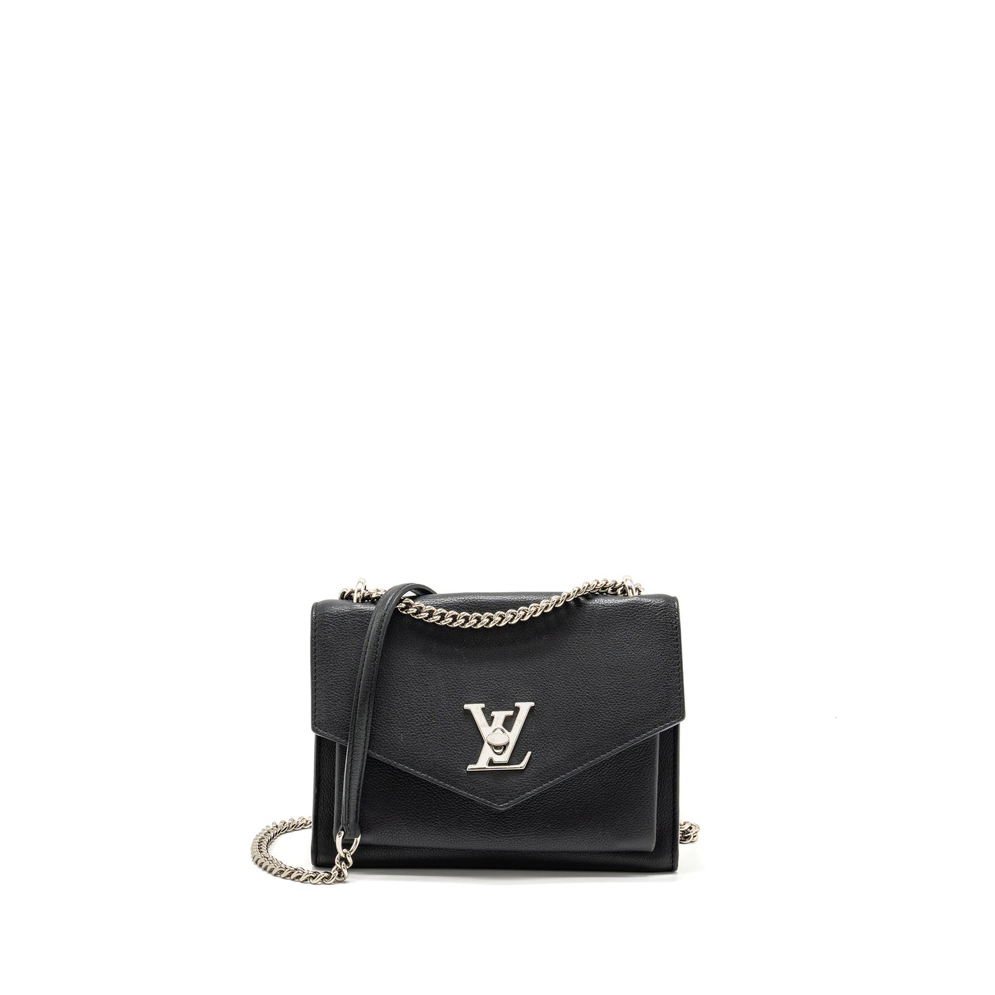 Louis Vuitton My Lock Me Purse Calfskin Black