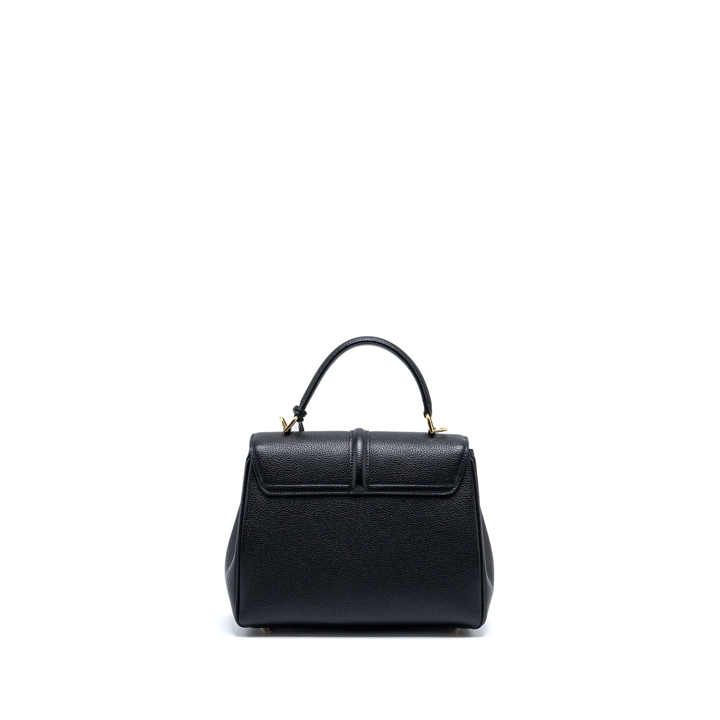 Celine Small 16 Purse Grained Calfskin Black
