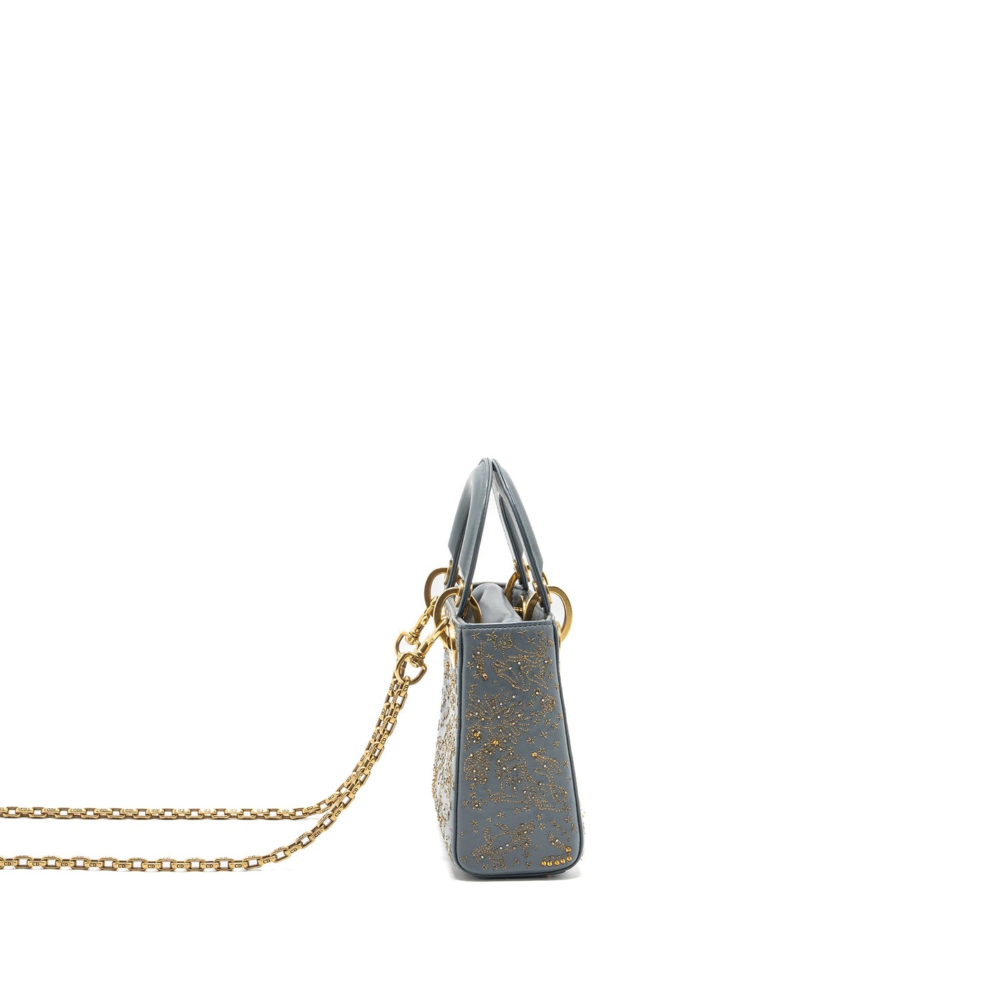 Dior Mini Lady Dior Limited Edition Lambskin Grey