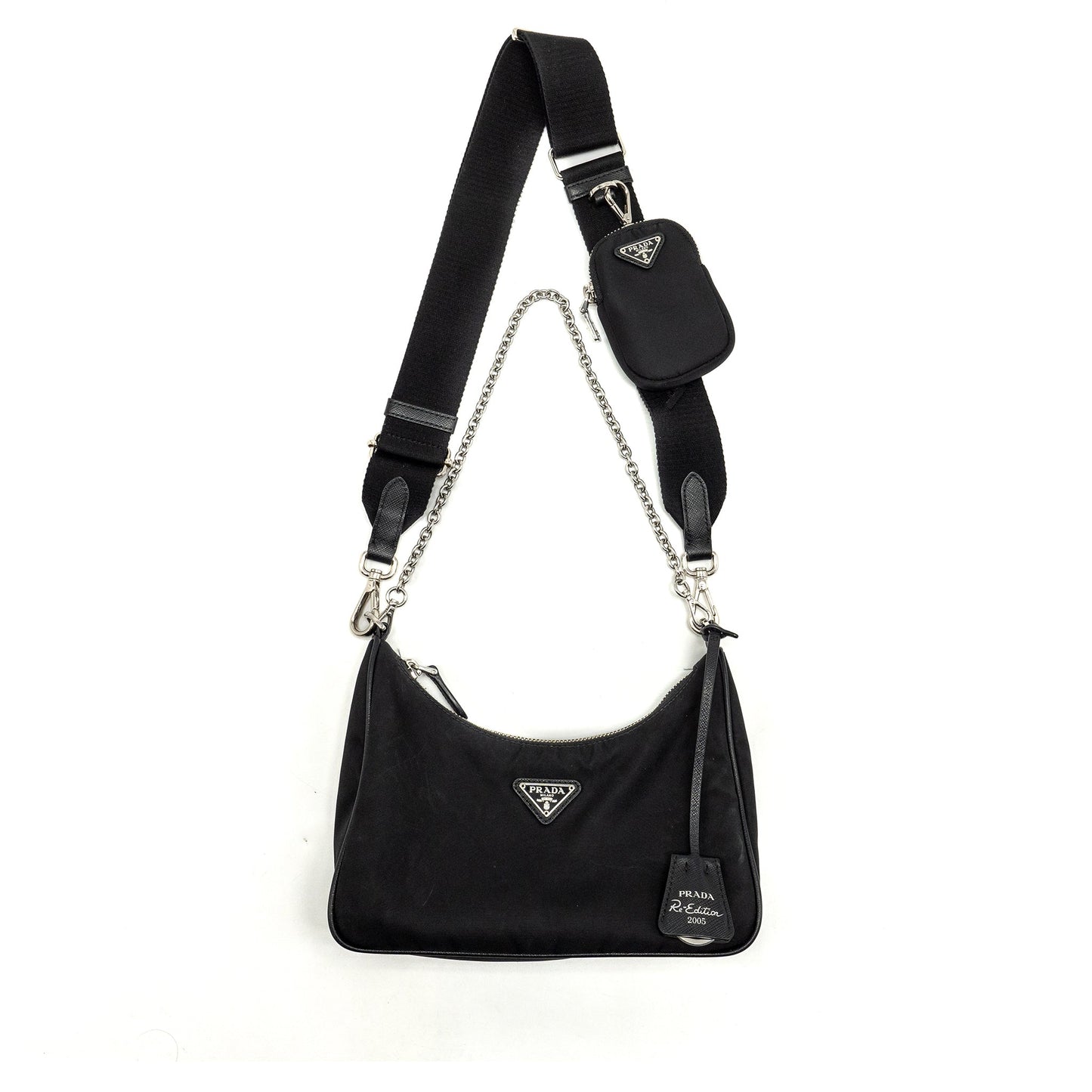 Prada Re-Edtion 2005 Purse Nylon Black