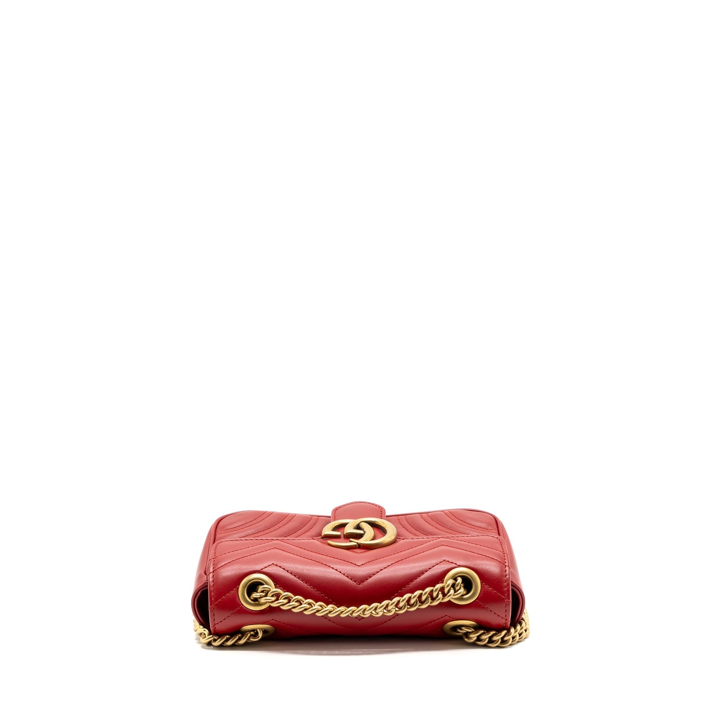Gucci Small marmont Mini Purse calfskin red