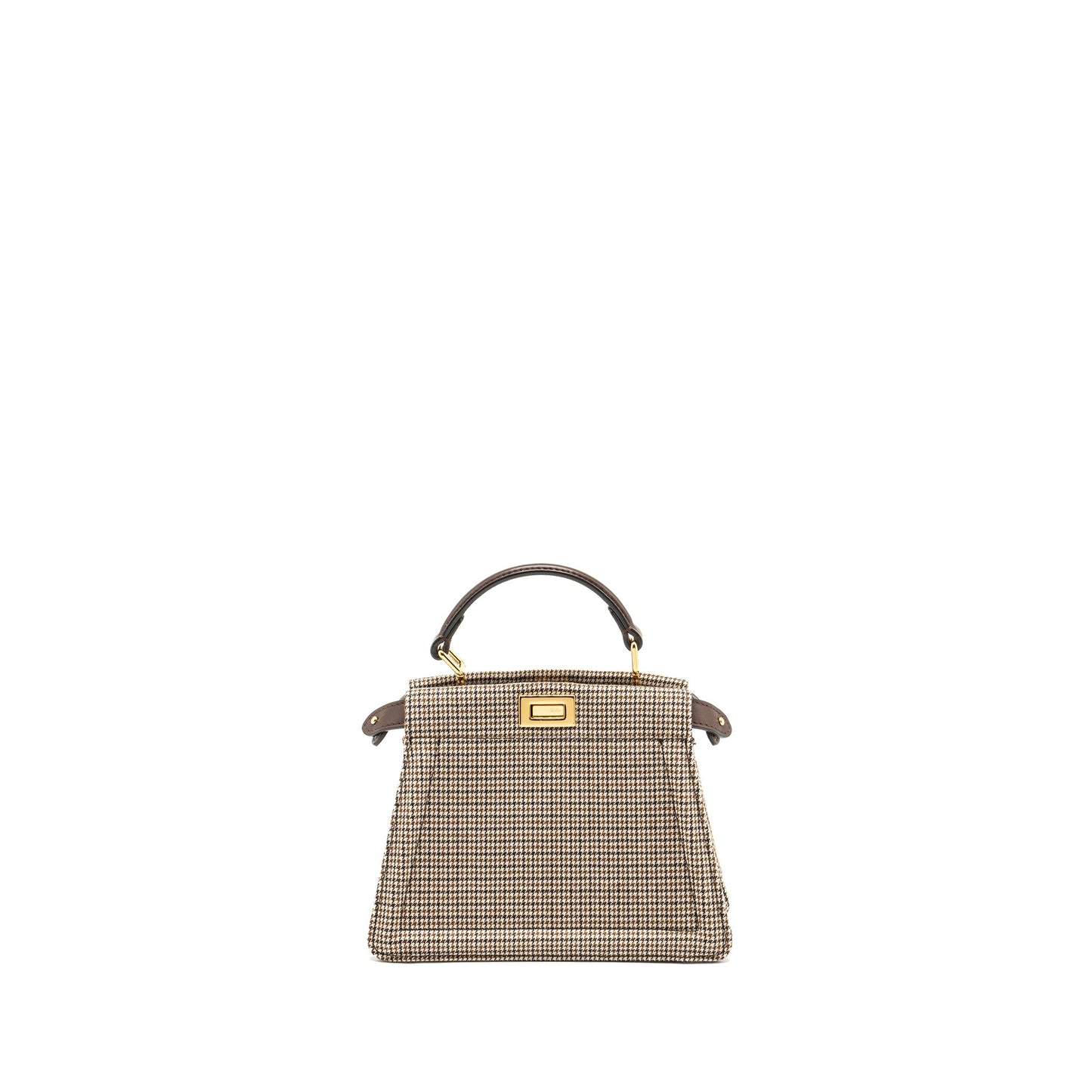 Fendi Peekaboo Iseeu Petite Mini fabric brown multicolour