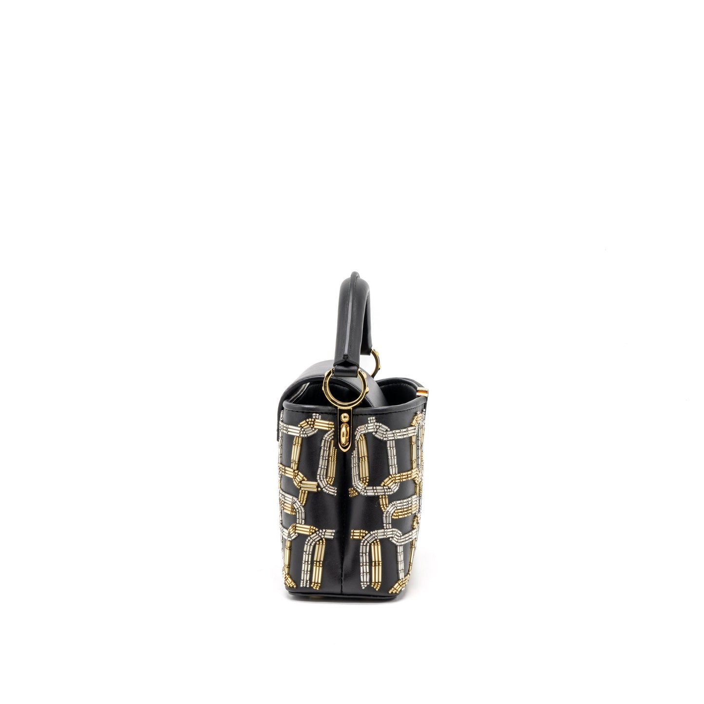 Louis Vuitton Capucines 21FW Limited Edition Calfskin Black/Multicolour
