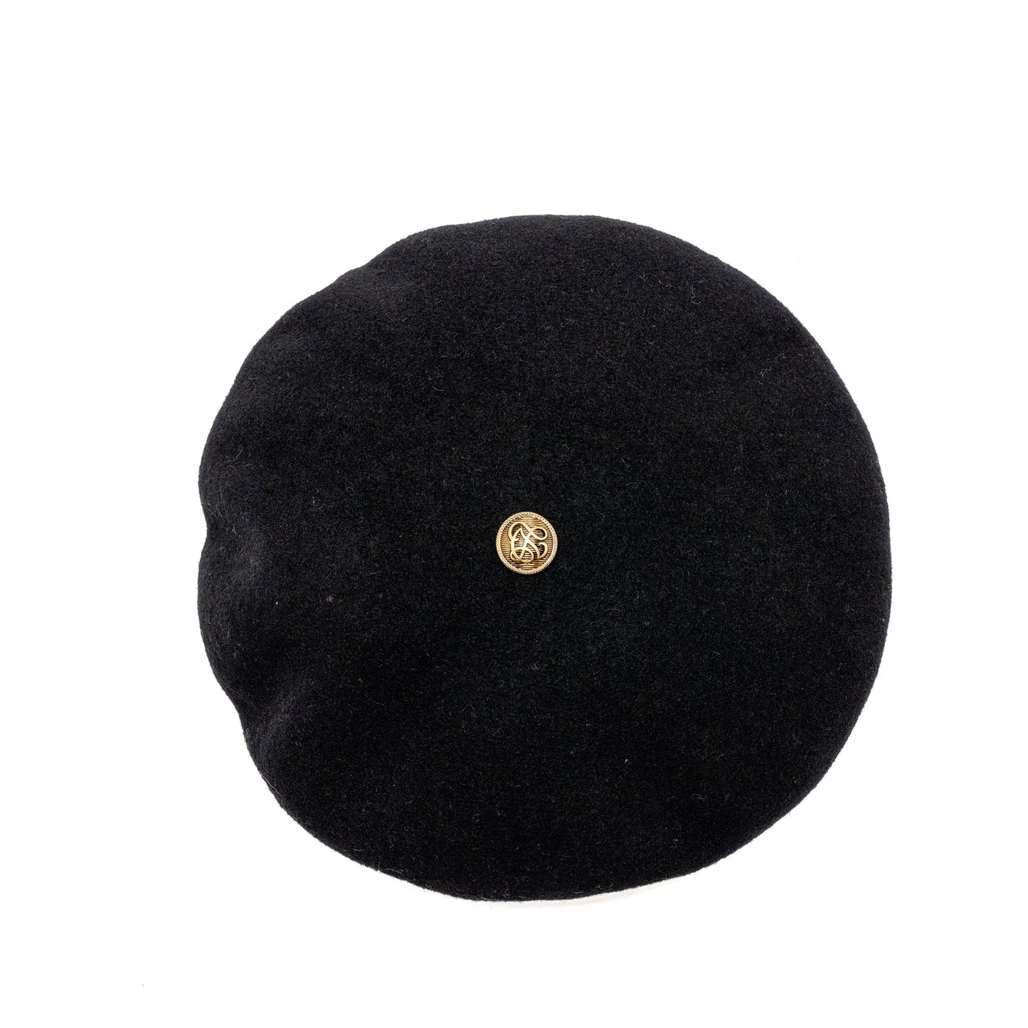 Louis Vuitton LOVERS Beret Hat Wool Black