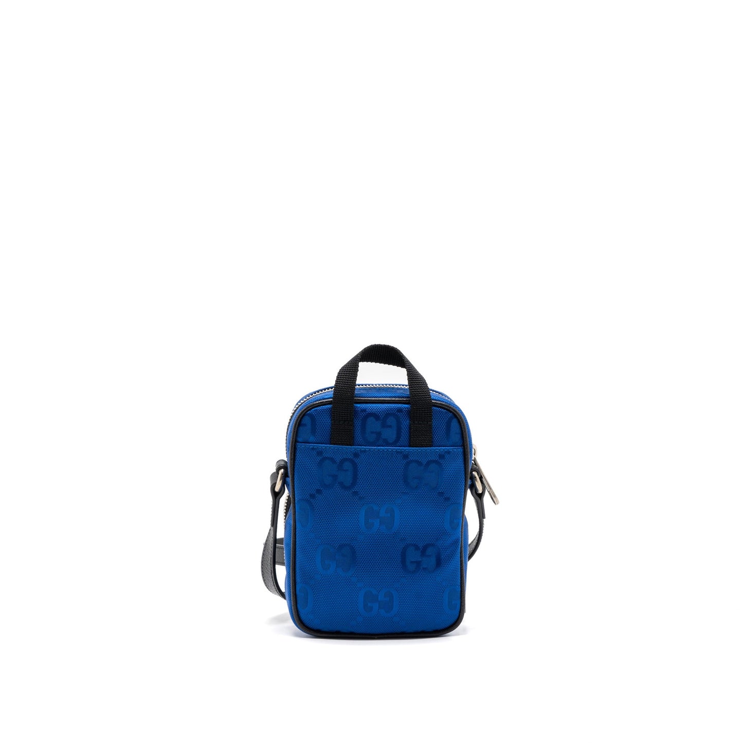 Gucci Off the Grid Mini Crossbody Purse Fabric/Leather Blue/Multicolour