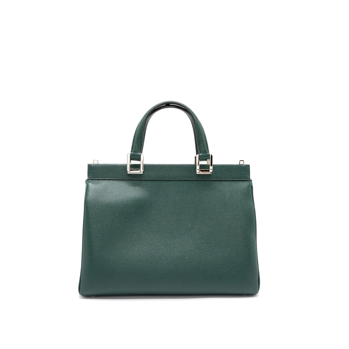 Gucci Top Handle Zumi Purse Calfskin Green Multicolour Hardware