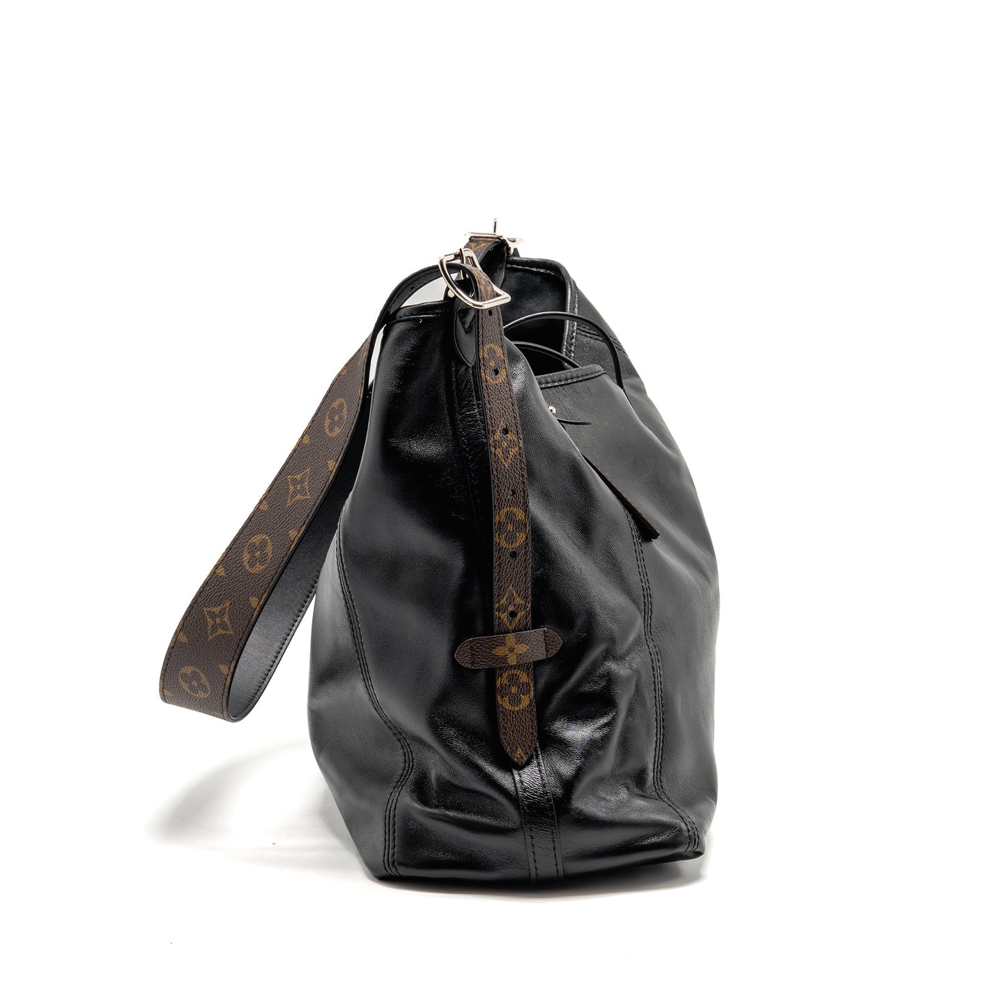 Louis Vuitton Carryall Vibe Lambskin/Monogram Canvas Black
