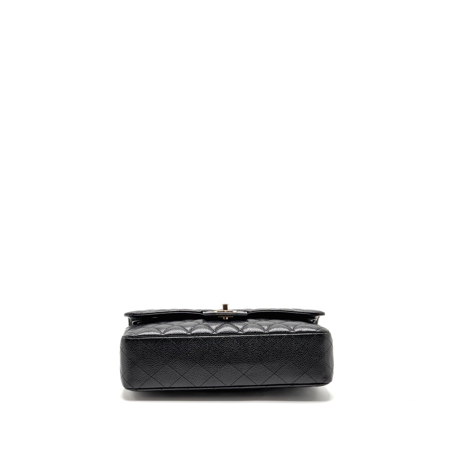 Chanel Medium Classic Double Flap BAG CAVIAR black SHW