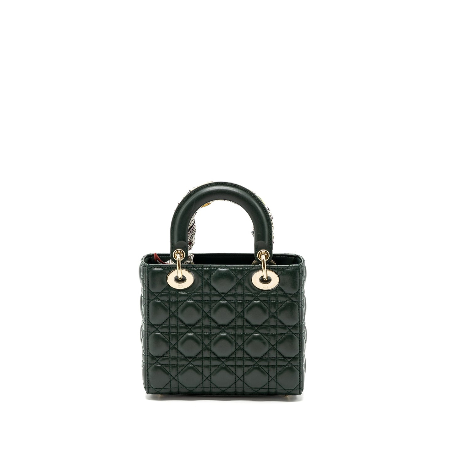 Dior small lady dior My abc dior Purse lambskin dark green