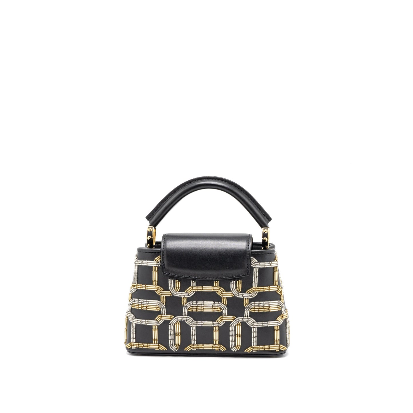 Louis Vuitton Capucines 21FW Limited Edition Calfskin Black/Multicolour