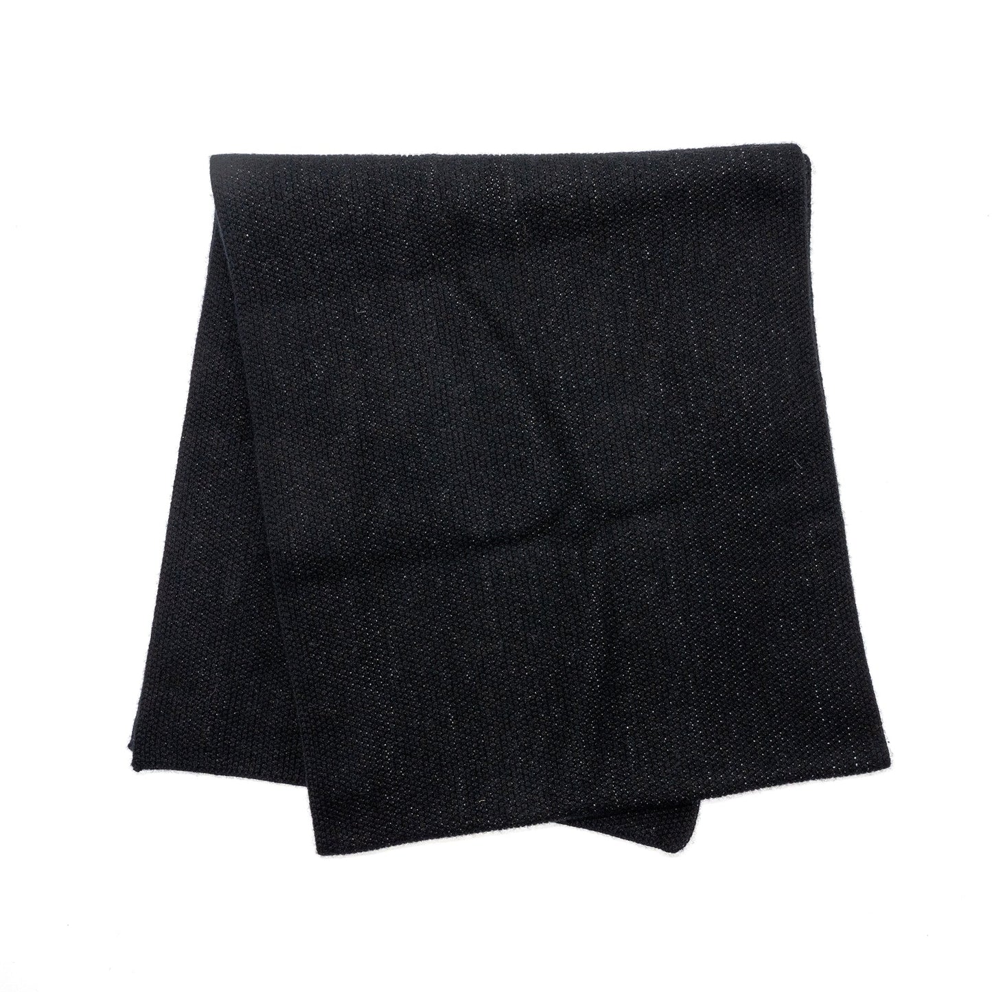 Chanel Letter Scarf Cashmere Black/White