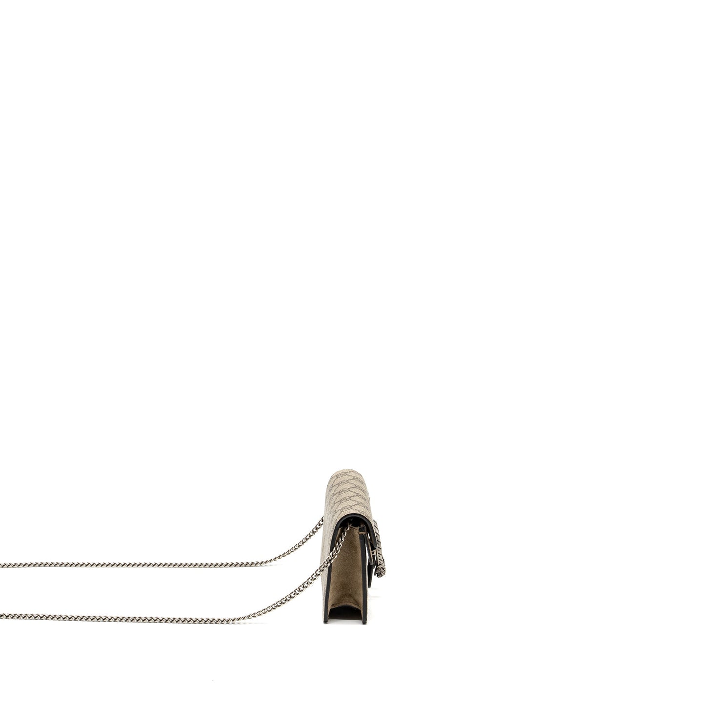 Gucci Super Mini Dionysus Supreme Canvas/Suede Brown