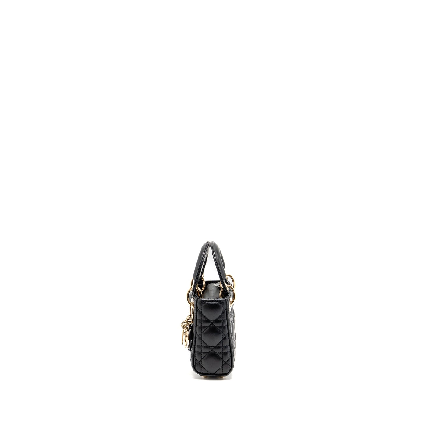 Dior Micro Lady Dior Lambskin Black