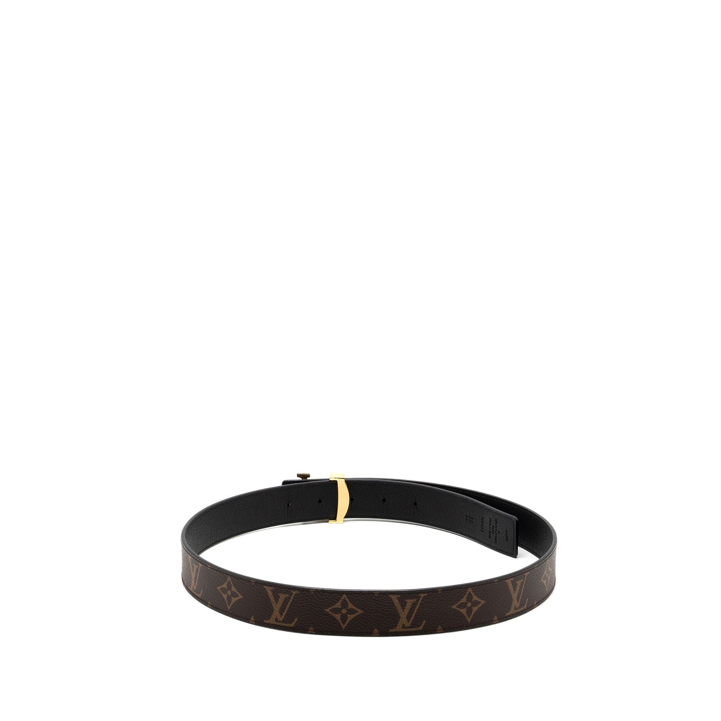 Louis Vuitton Size 80 Belt Monogram Canvas Black