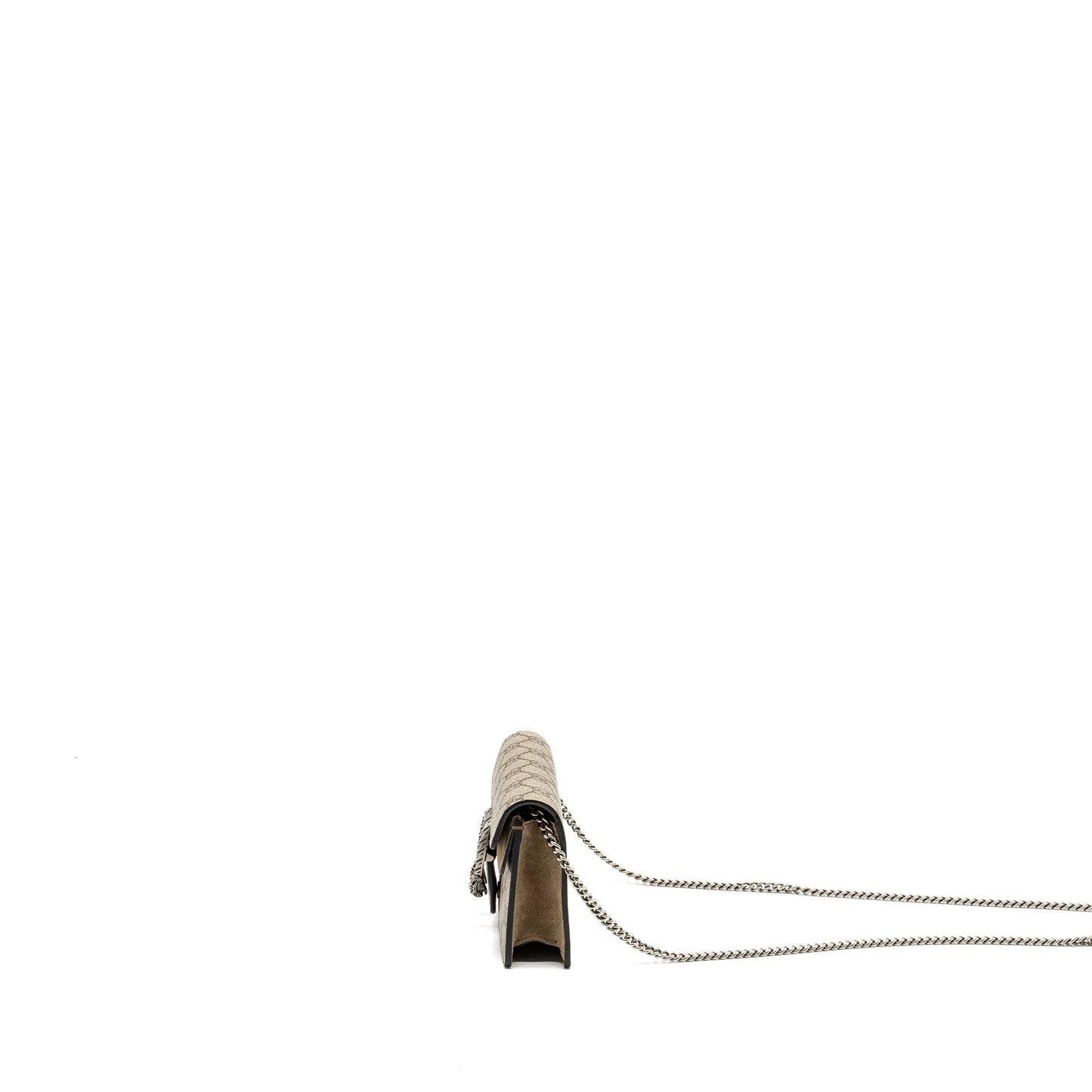 Gucci Super Mini Dionysus Supreme Canvas/Suede Brown