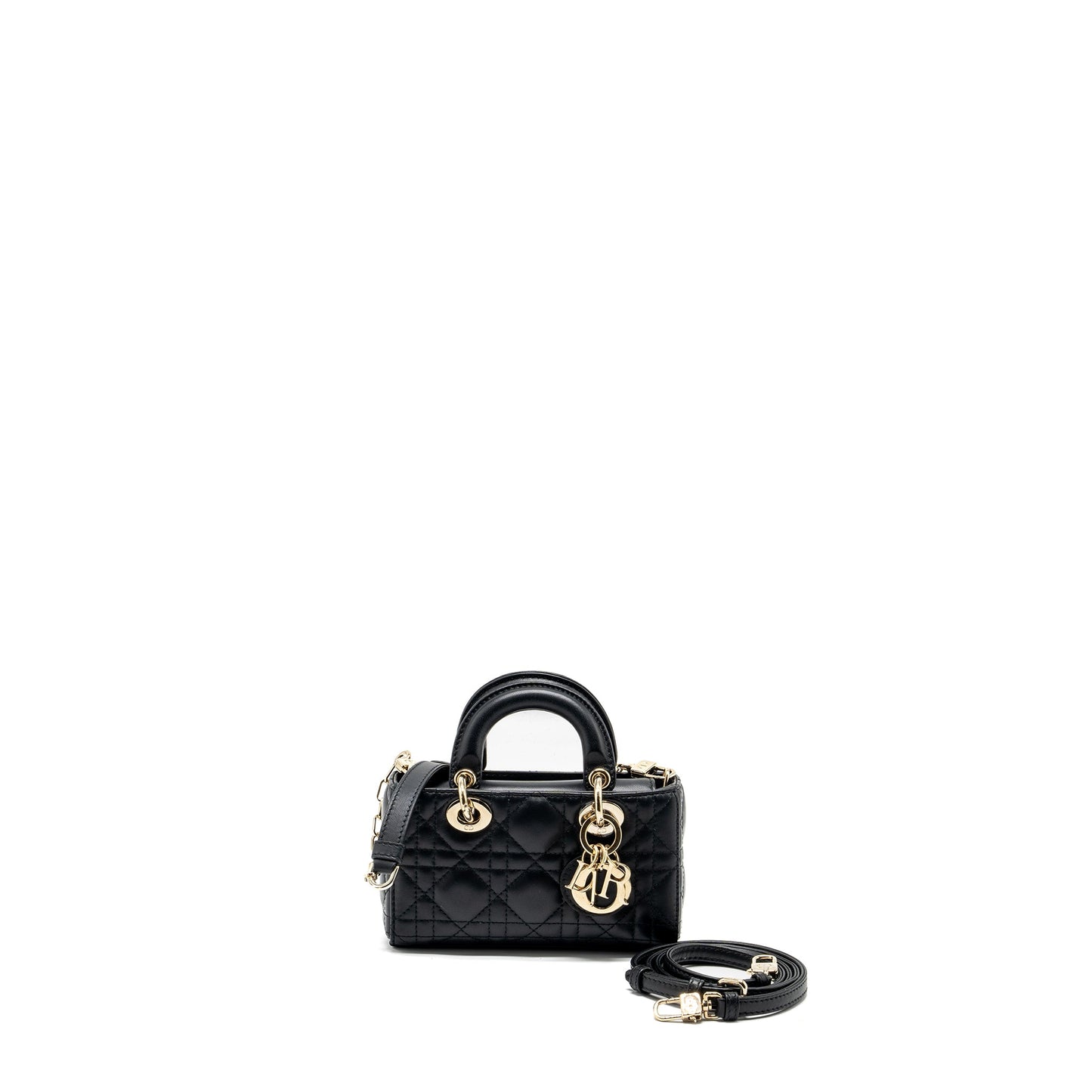 Dior Lady D-Joy Micro Purse Lambskin Black