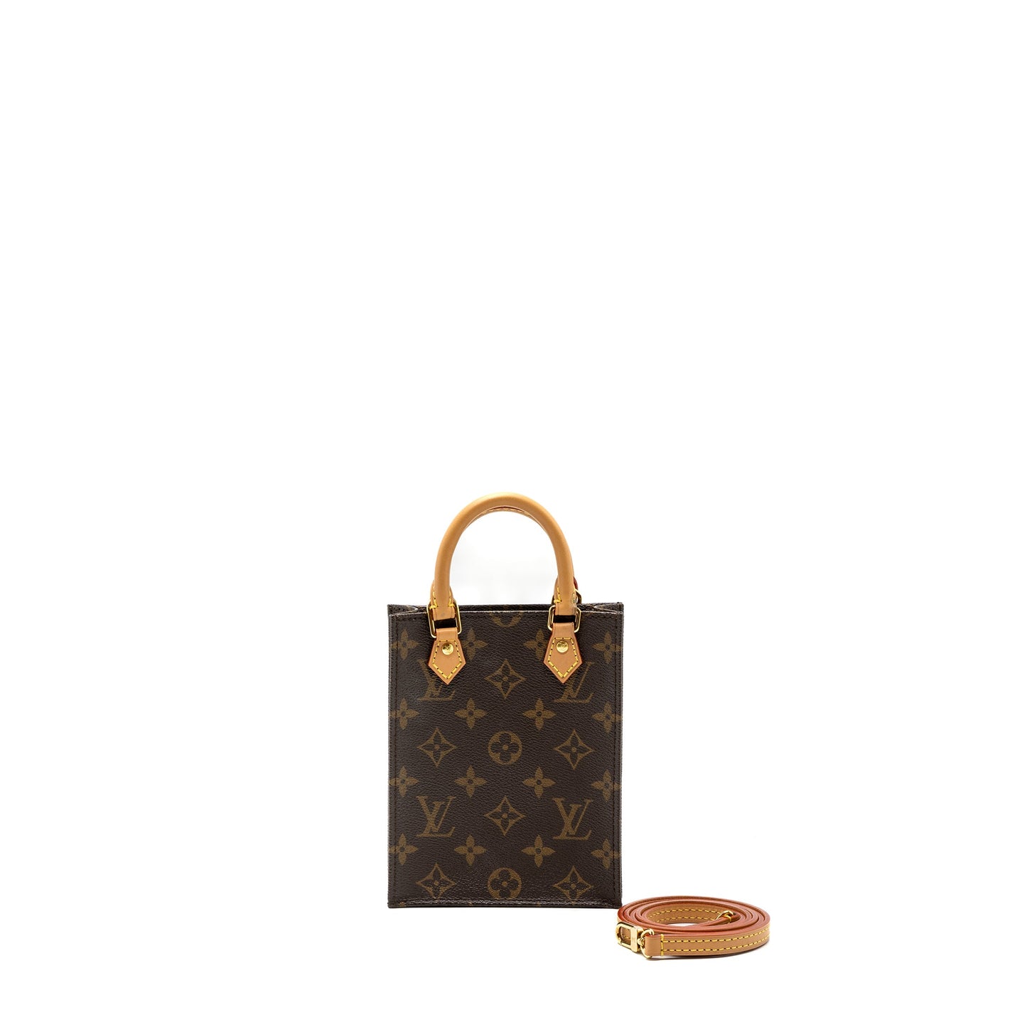 Louis Vuitton petit sac plat monogram canvas
