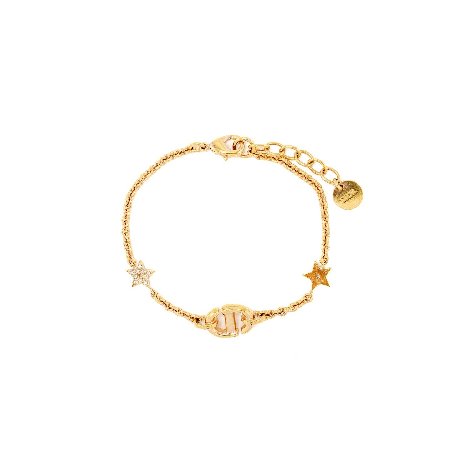Dior and Stars Bracelet Crystal Gold Tone