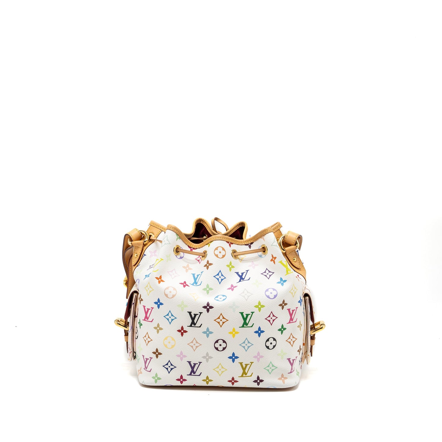 Louis Vuitton Petit Noe White Multicolour Monogram Canvas