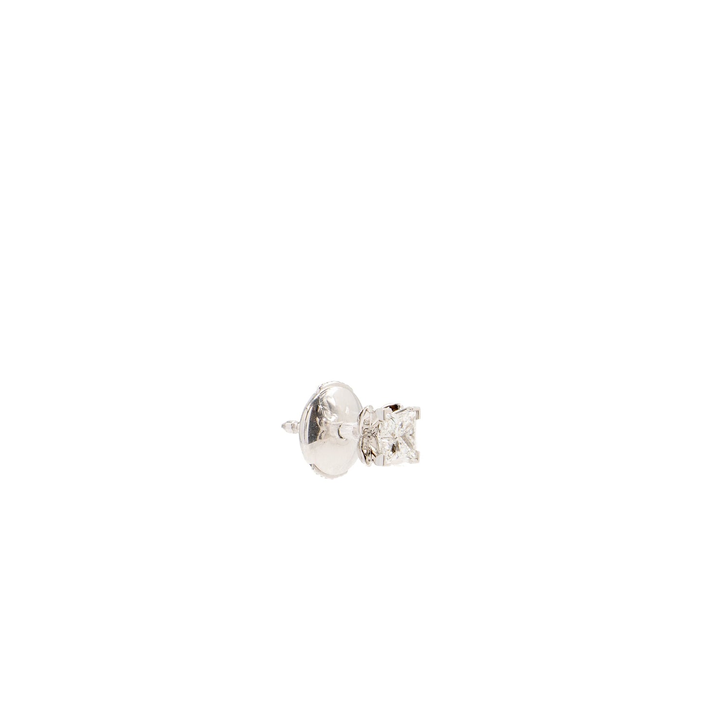 Louis Vuitton Diamonds Stud, Monogram Star Cut - Per Unit White Gold