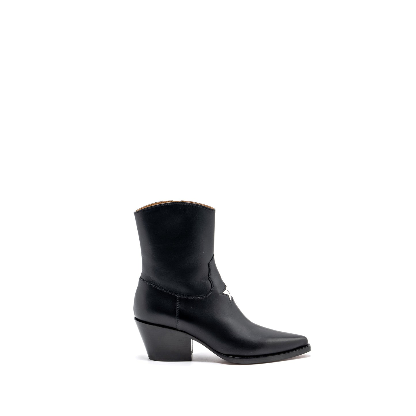 Dior Size 36 L.A Heeled Ankle Boots Calfskin Black