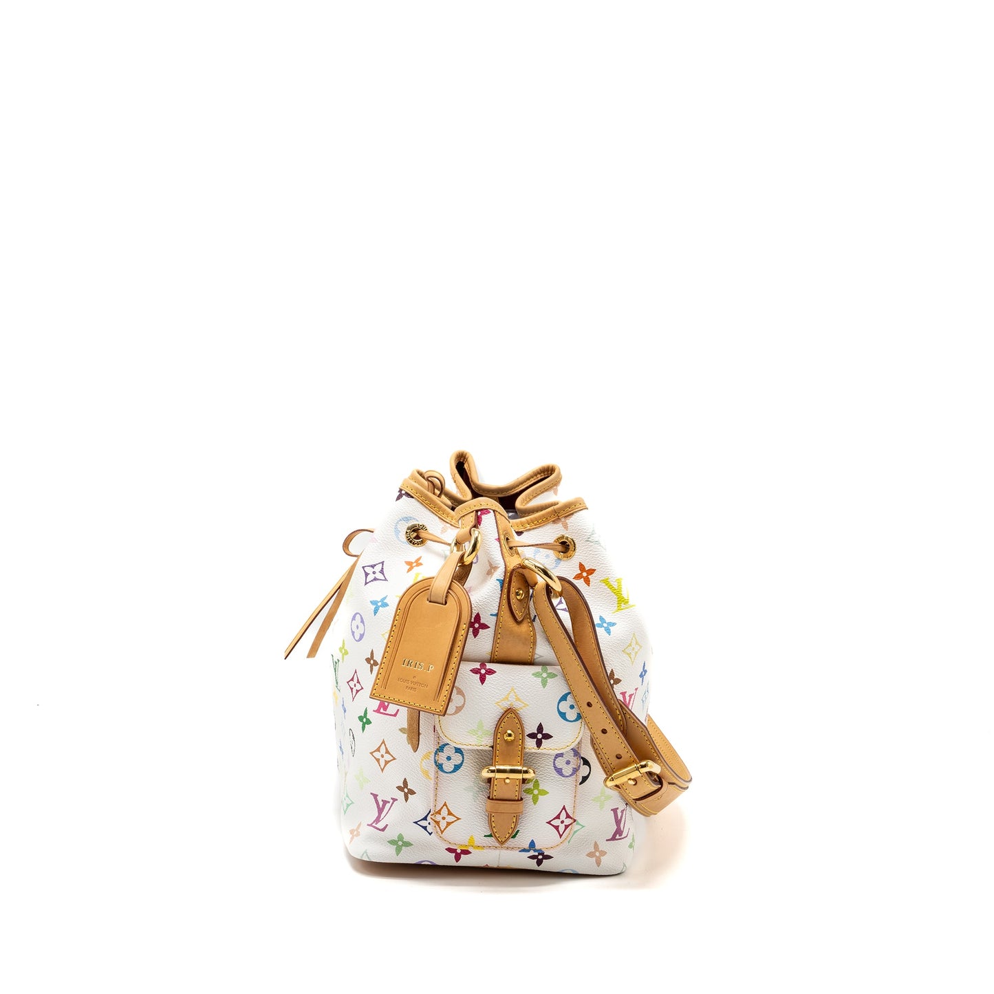 Louis Vuitton Petit Noe White Multicolour Monogram Canvas