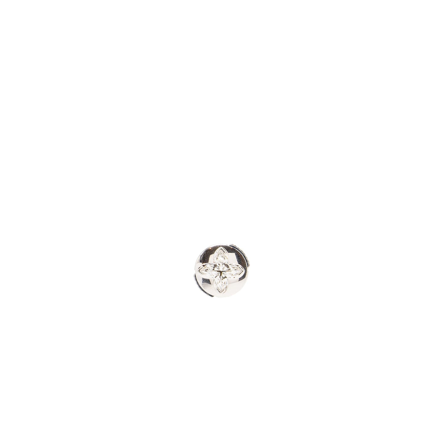 Louis Vuitton Diamonds Stud, Monogram Star Cut - Per Unit White Gold