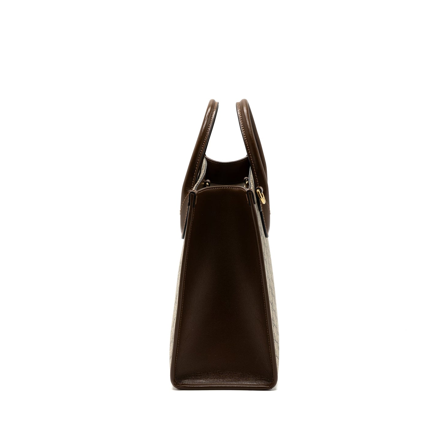 Gucci small tote Purse supreme canvas / brown