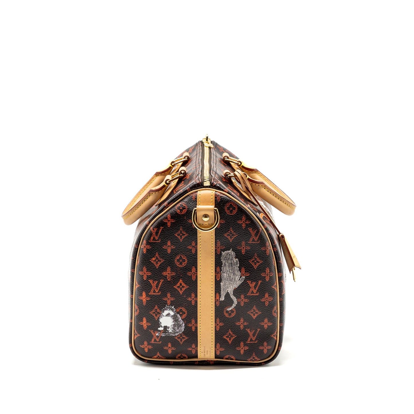 Louis Vuitton Speedy Bandouliere 30 Catogram Limited Edition Canvas