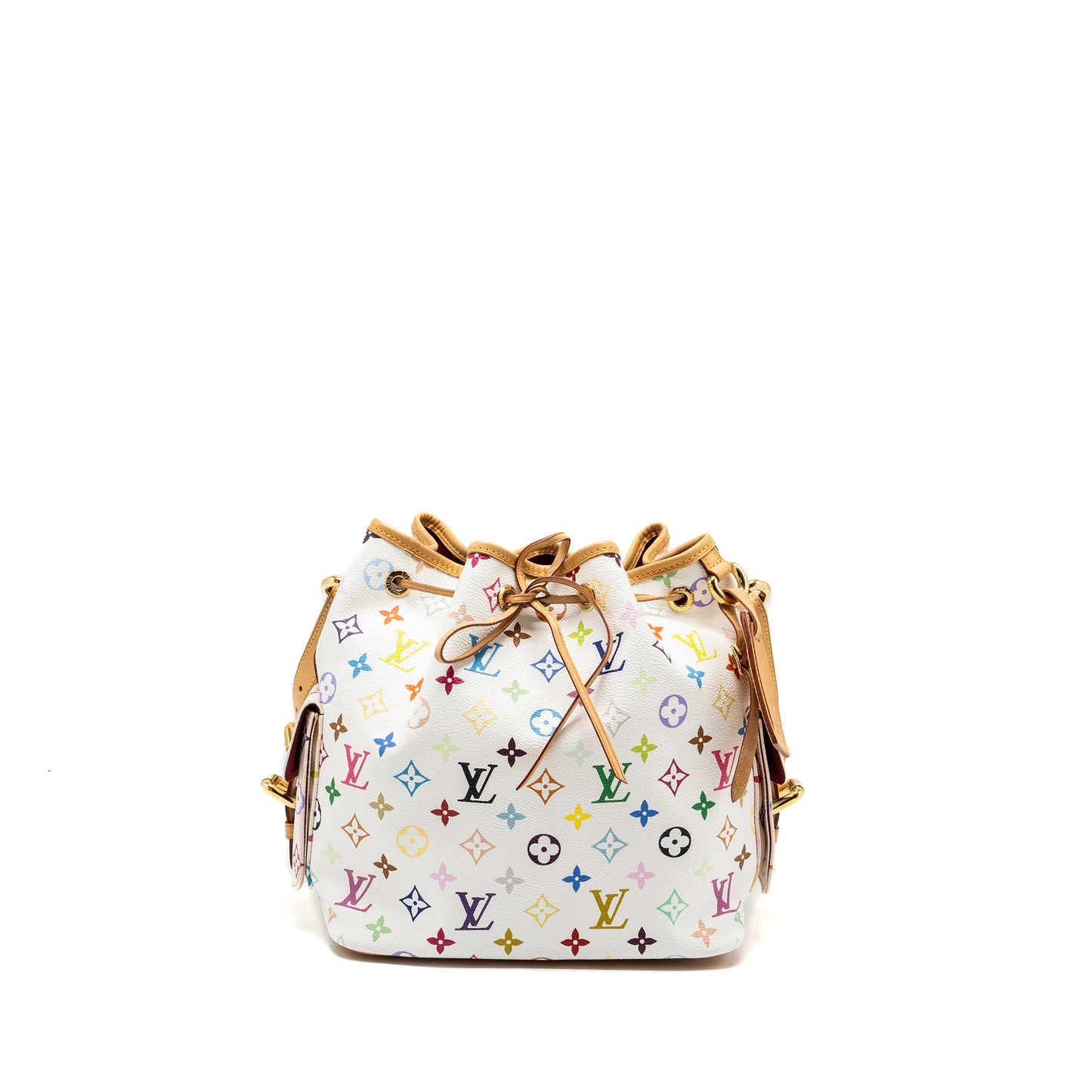 Louis Vuitton Petit Noe White Multicolour Monogram Canvas