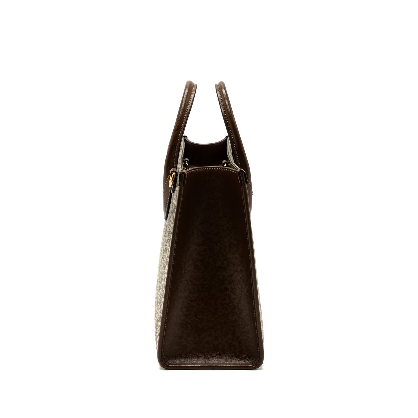 Gucci small tote Purse supreme canvas / brown
