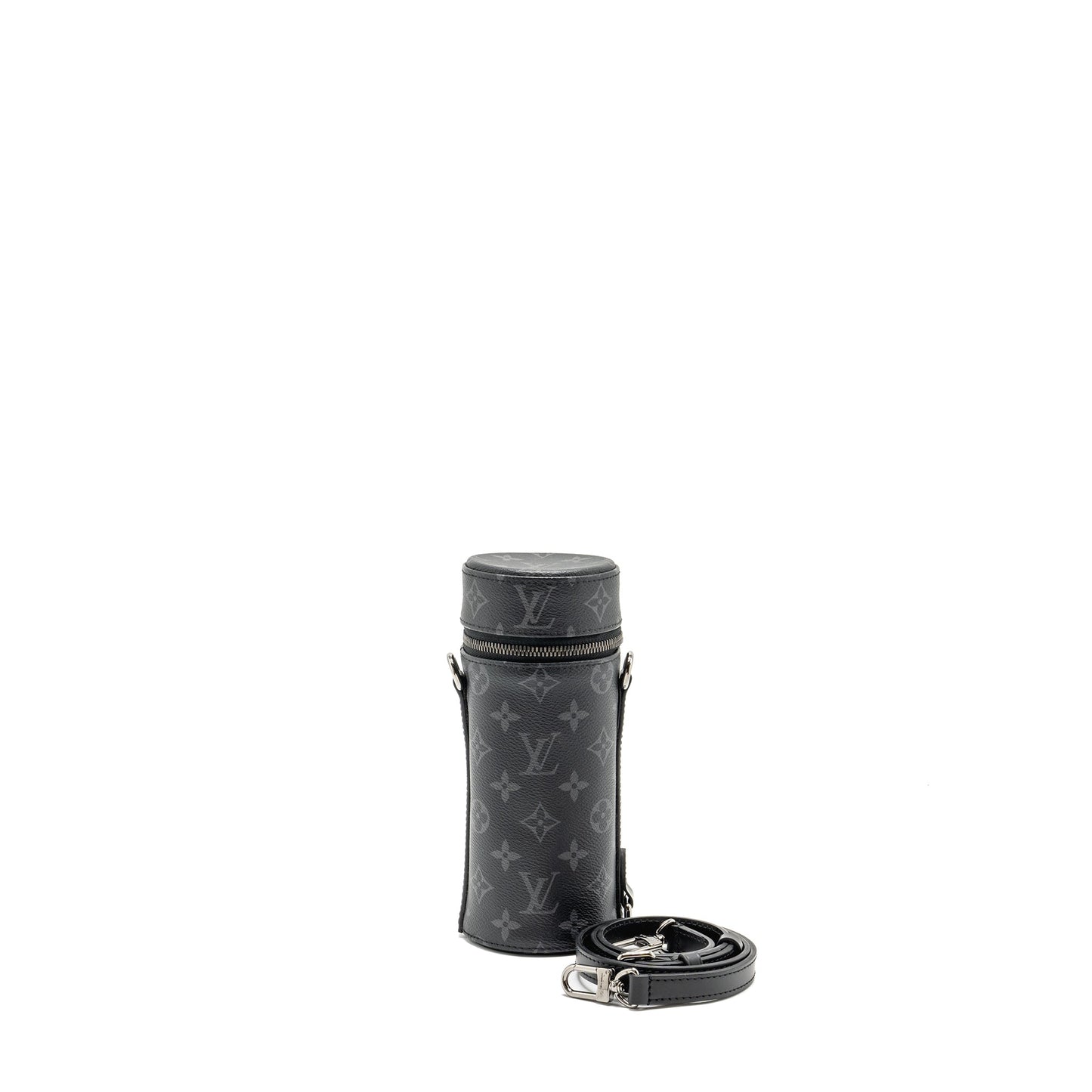 Louis Vuitton Bottle Holder Purse Monogram Eclipse Canvas