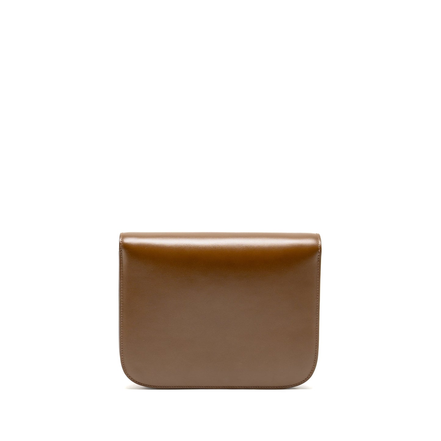 Celine Medium Classic Box Purse Calfskin Camel