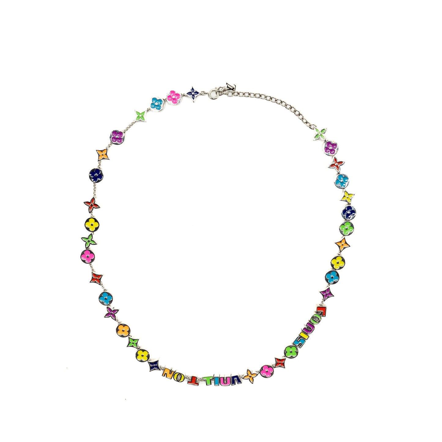 Louis Vuitton monogram colours necklace