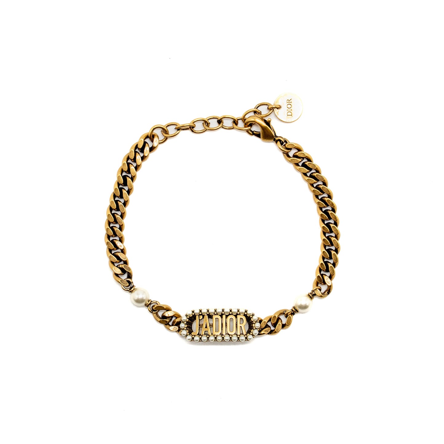 Dior JâADIOR Pearl Bracelet Gold Tone