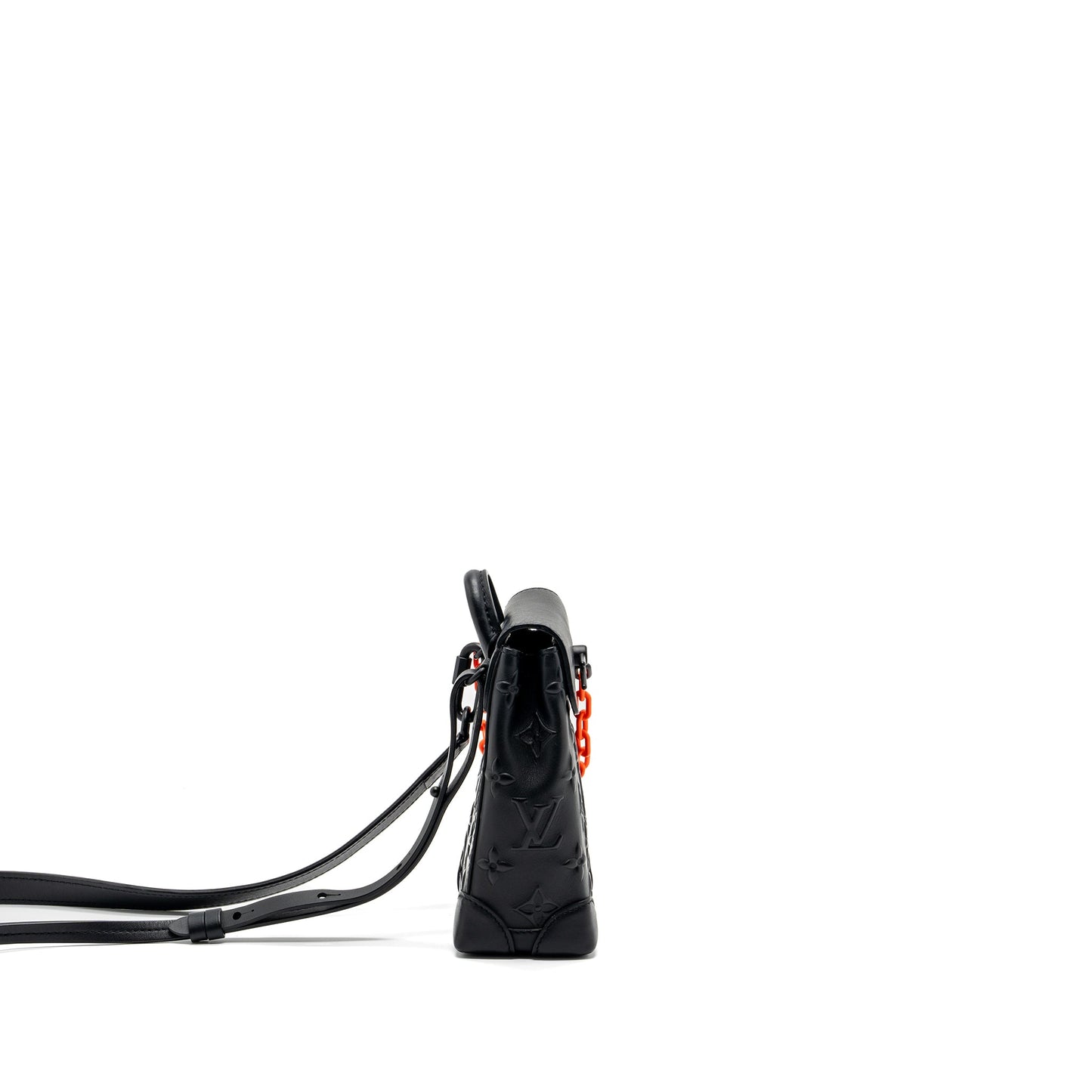 Louis Vuitton steamer calfskin black with black hardware(New Version)