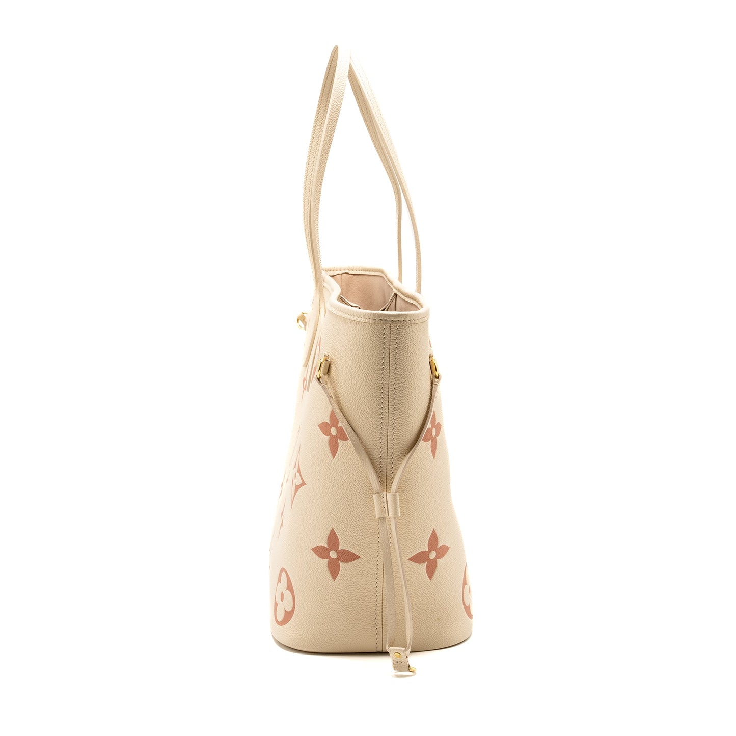 Louis Vuitton Neverfull Monogram Empreinte CrÃ¨me/Rose Trianon