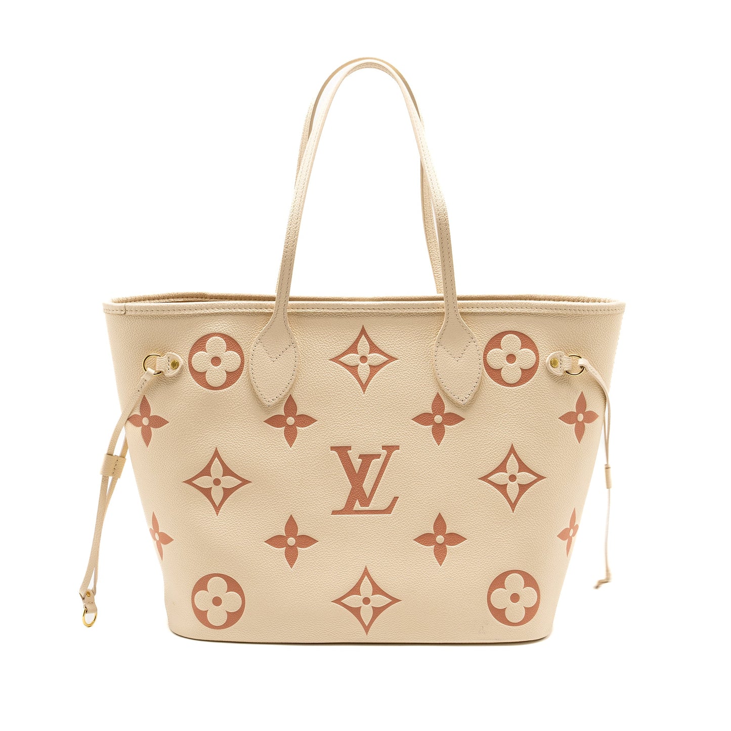 Louis Vuitton Neverfull Monogram Empreinte CrÃ¨me/Rose Trianon