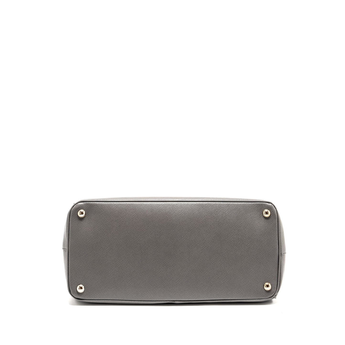 Prada Galleria Saffiano Tote Purse Calfskin Grey