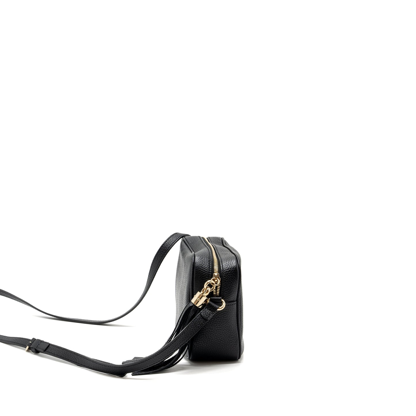 Gucci soho disco camera Purse grained calfskin black