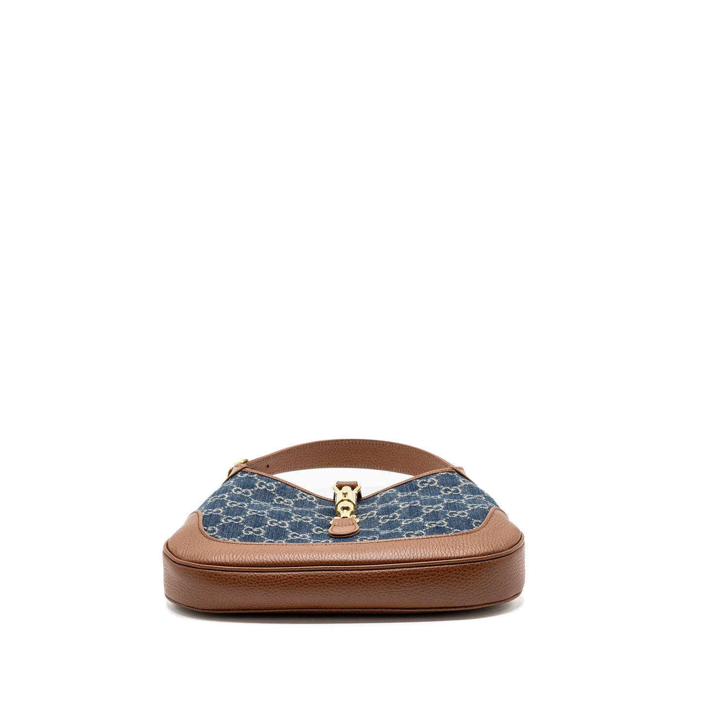 Gucci Jackie 1961 small Mini Purse calfskin blue/ brown