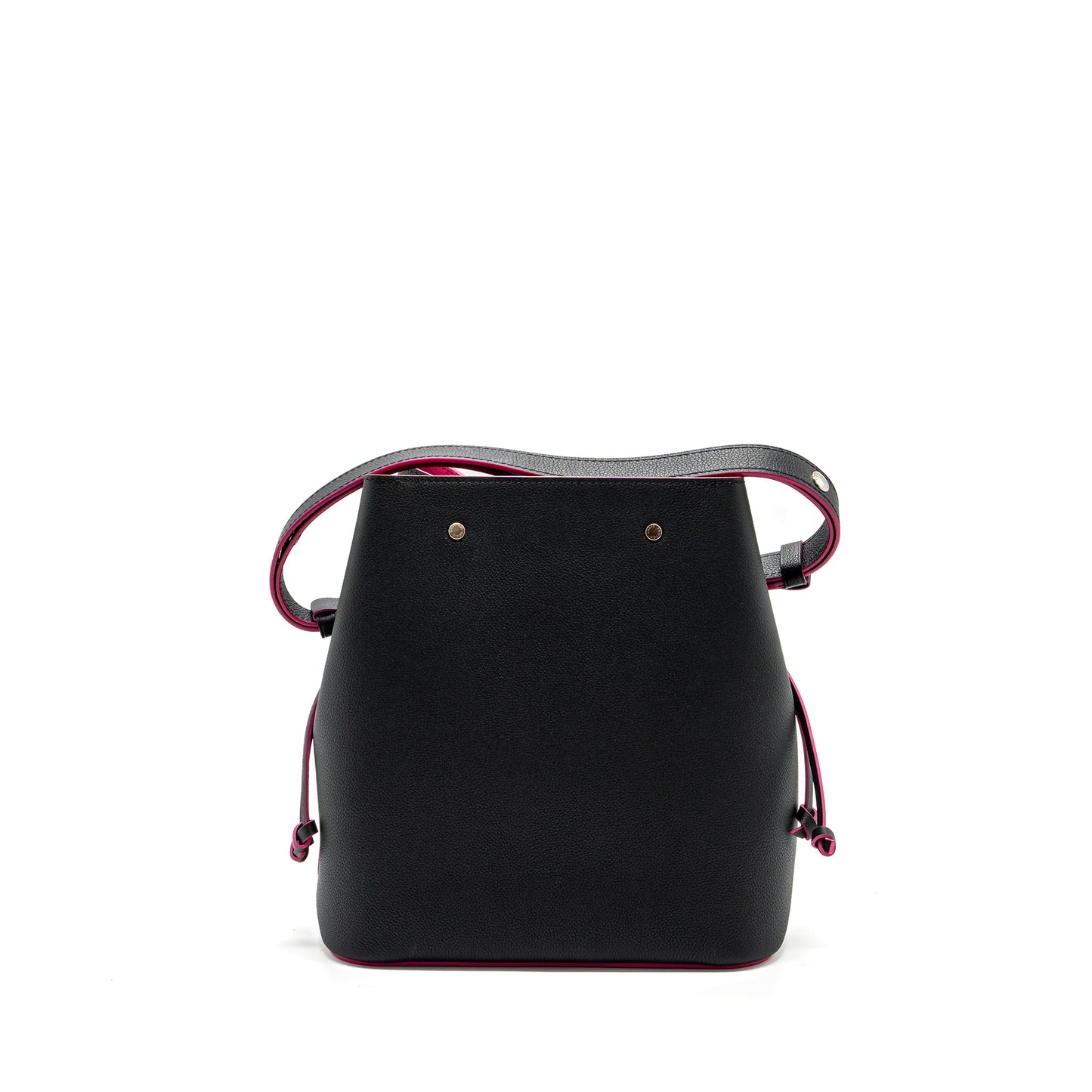 Louis Vuitton Lockme Bucket Purse Calfskin Black/Pink